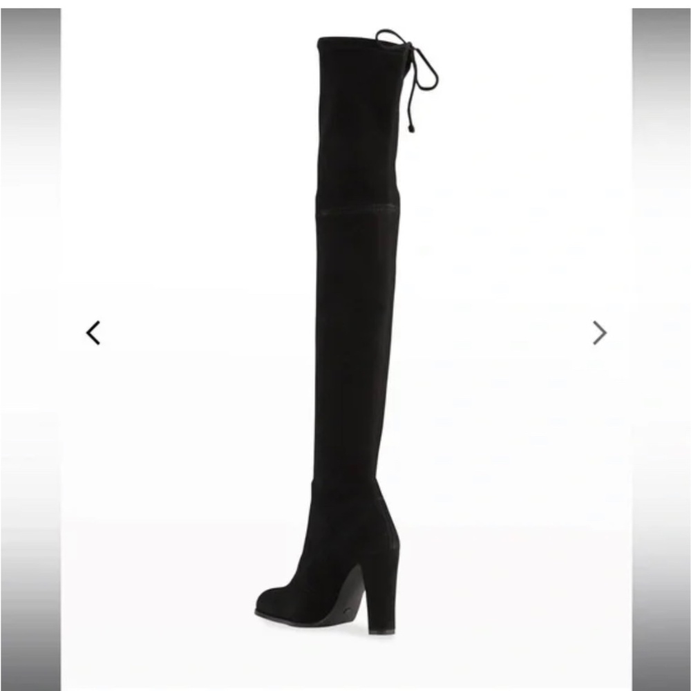 $950 stuart weitzman highland over the knee stretch suede boots 8.5